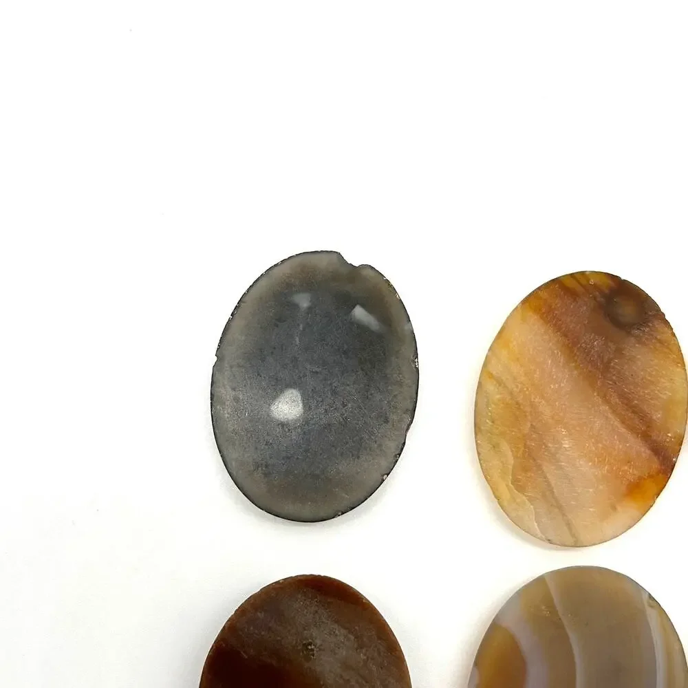 Asssorted Agate Cabochons For Jewely‎ Making Lot of 21